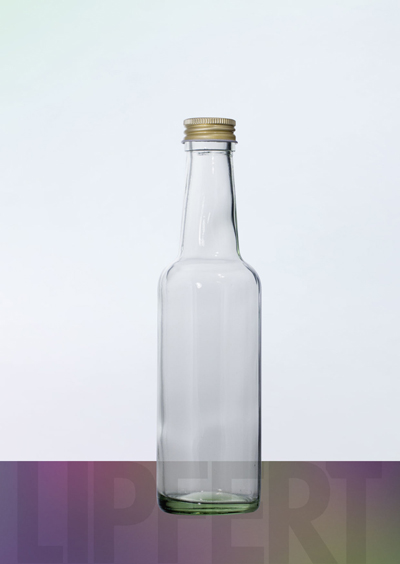 0,25 l Geradehalsflasche 250 ml weiß pp28