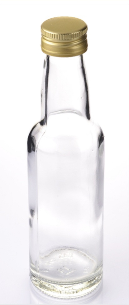 0,1 l Kropfhalsflasche 100 ml weiß pp22 unterverpackt