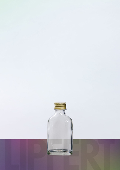 20 ml Taschenflasche 20 ml weiß pp18